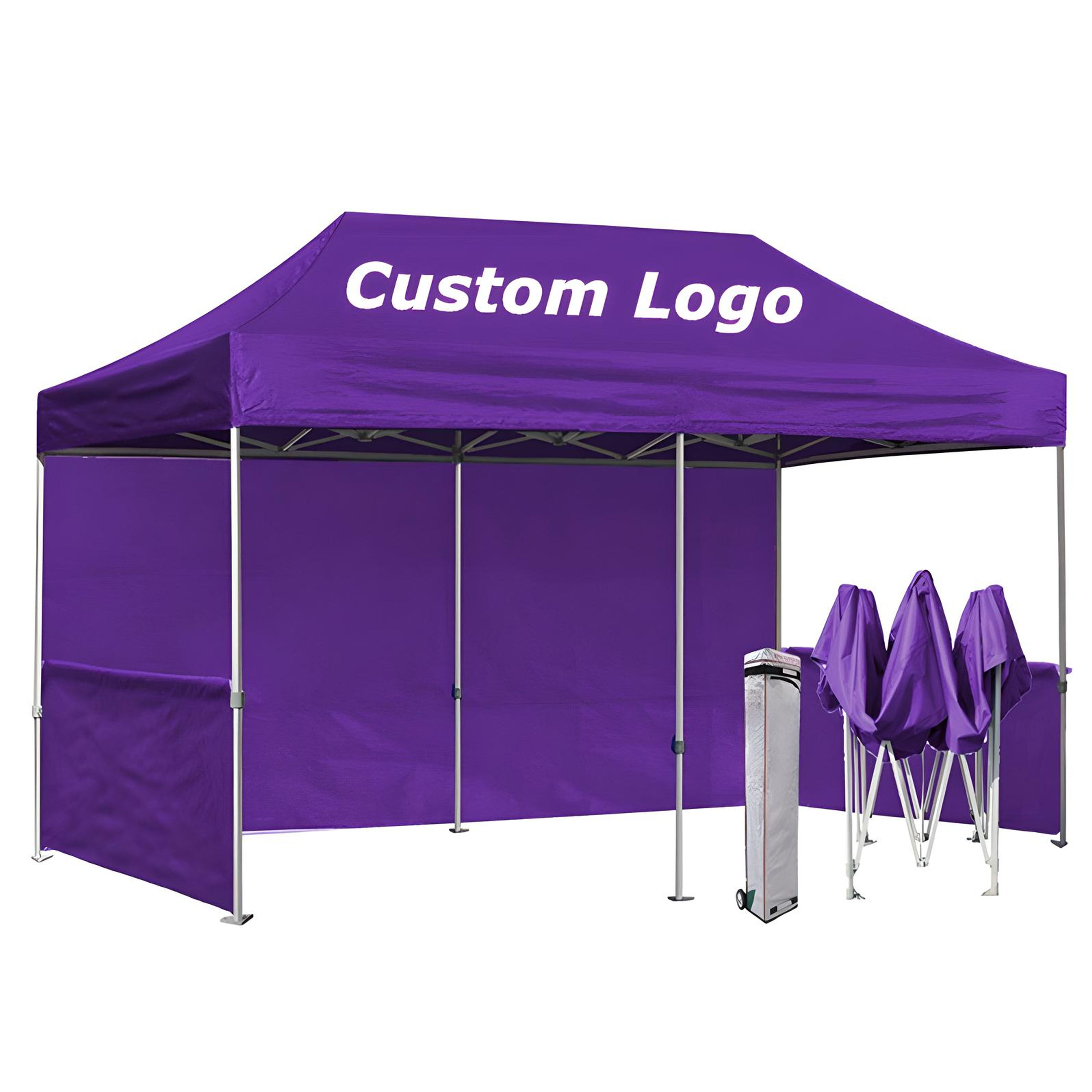 10' x 10' Canopy Tent - Vibrant Custom Design 2