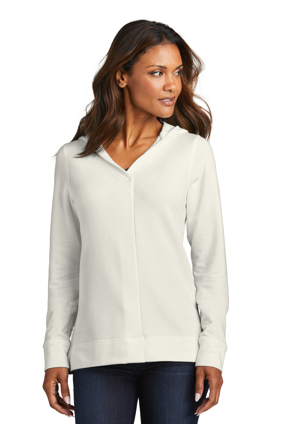 Port Authority Women's Microterry Pullover Hoodie LK826, custom hoodie or sweatshirt with logo imprint 30