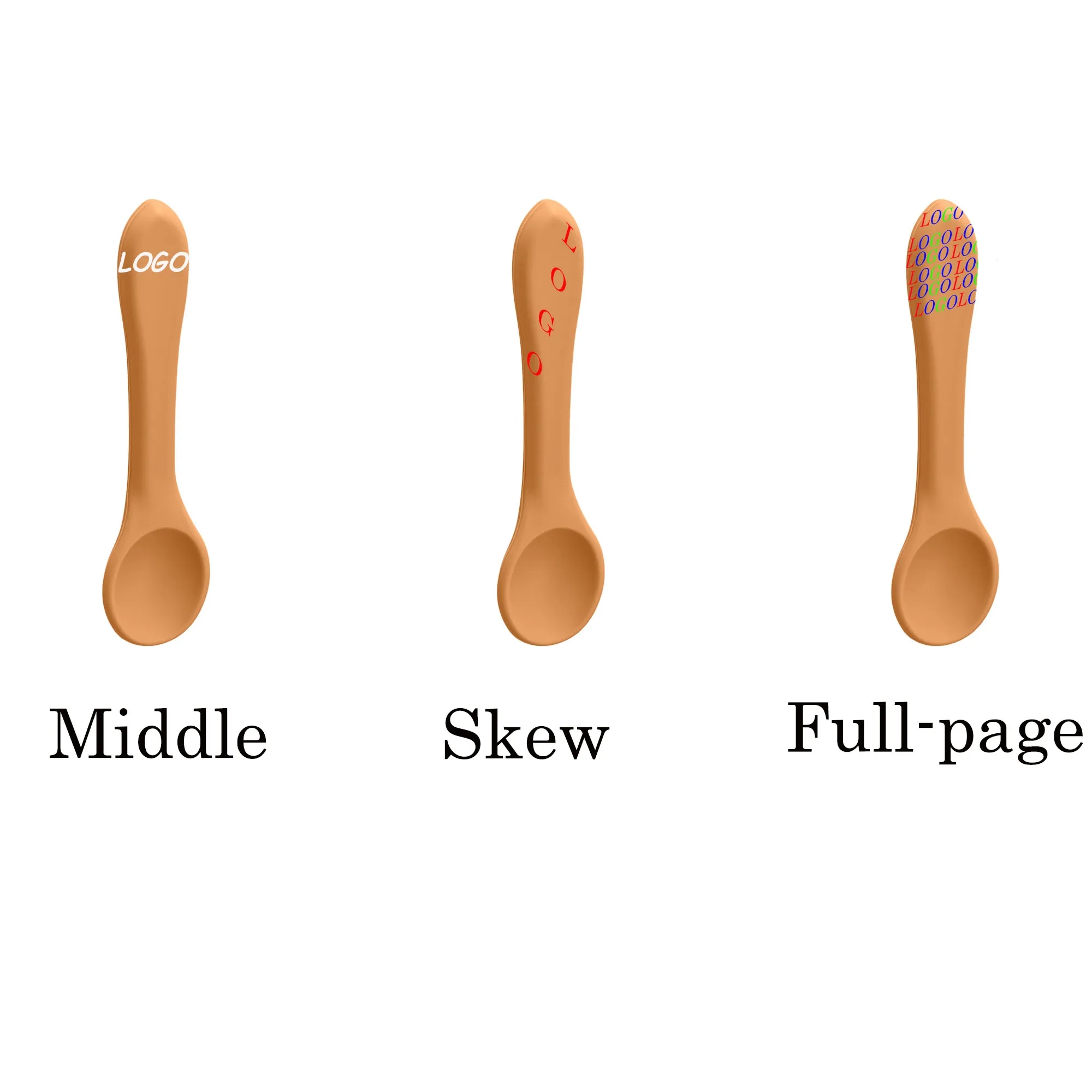 Fashionable Silicone Spoon Feeding Baby 2