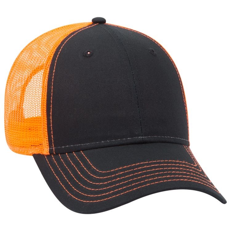 OTTO CAP® 6 Panel Low Profile Mesh Back Trucker Hat 89