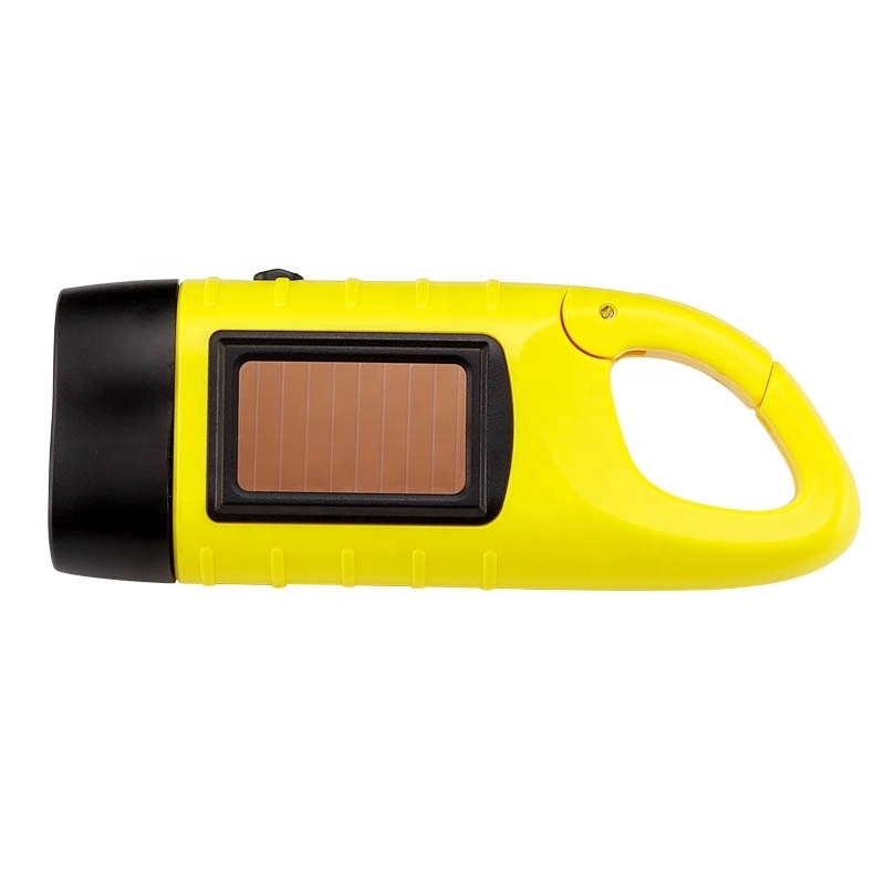 Hand Cranking Solar Powered Flashlight 10