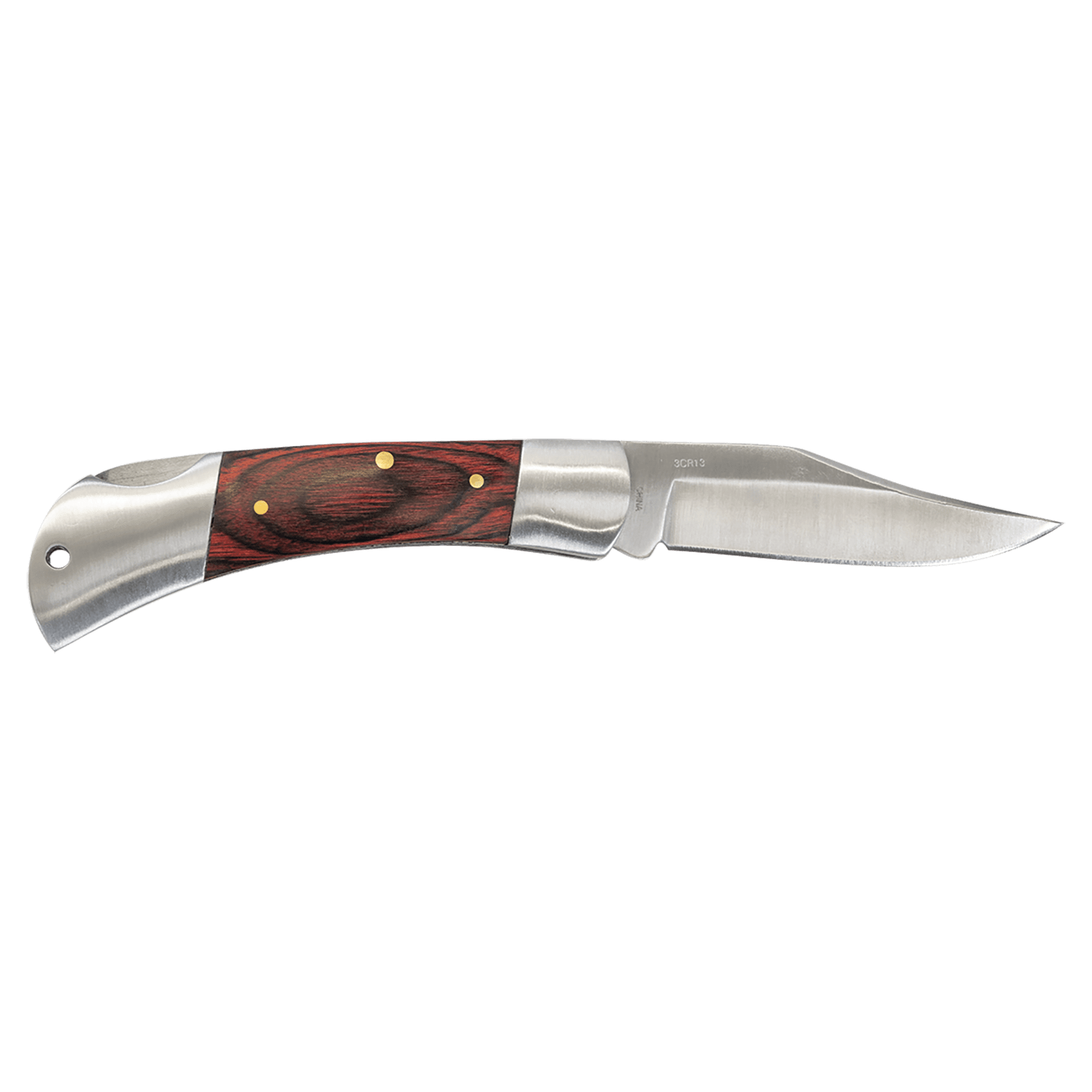 Bison River 3.5" Wood Folding Knife 5