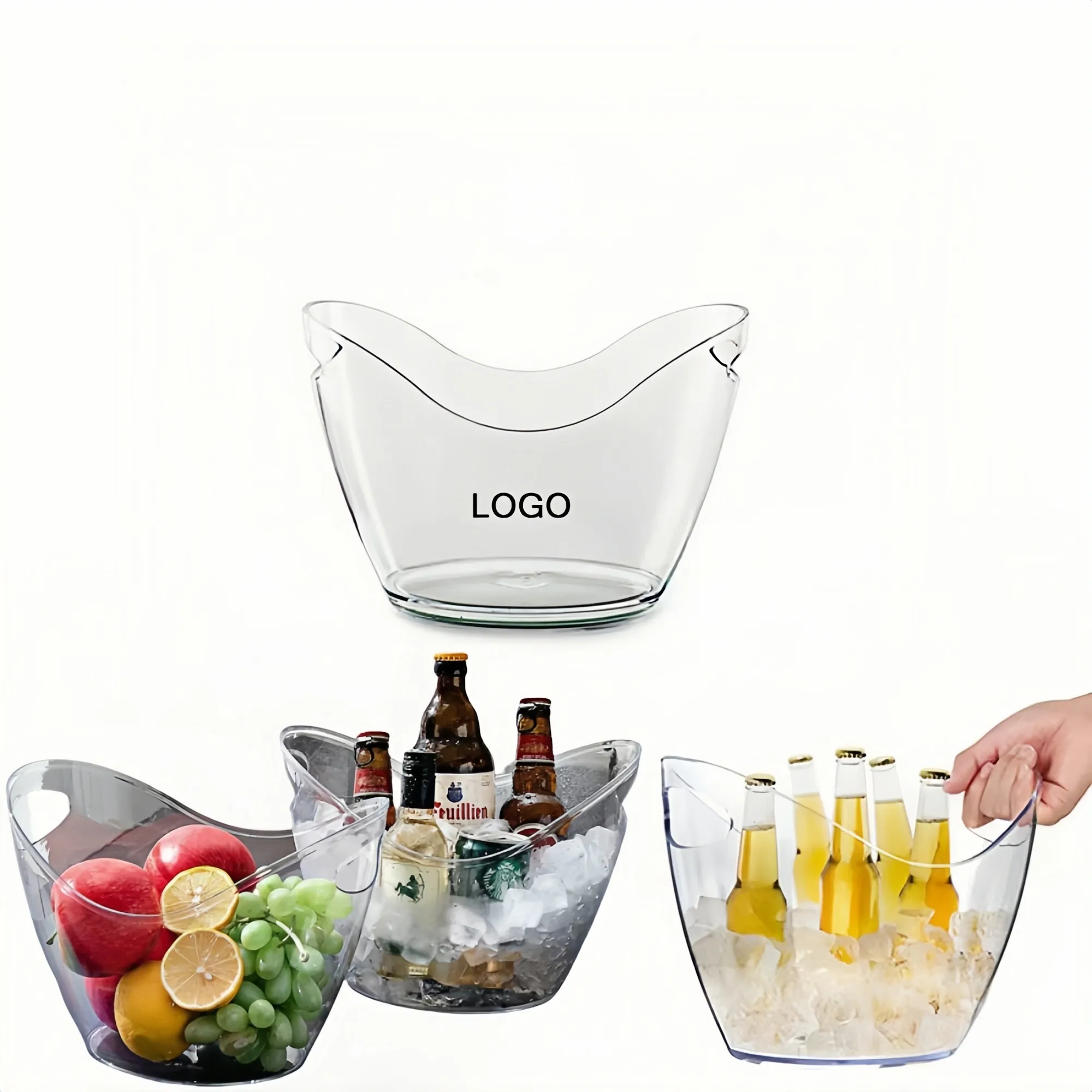 Clear Acrylic Ice Bucket 2