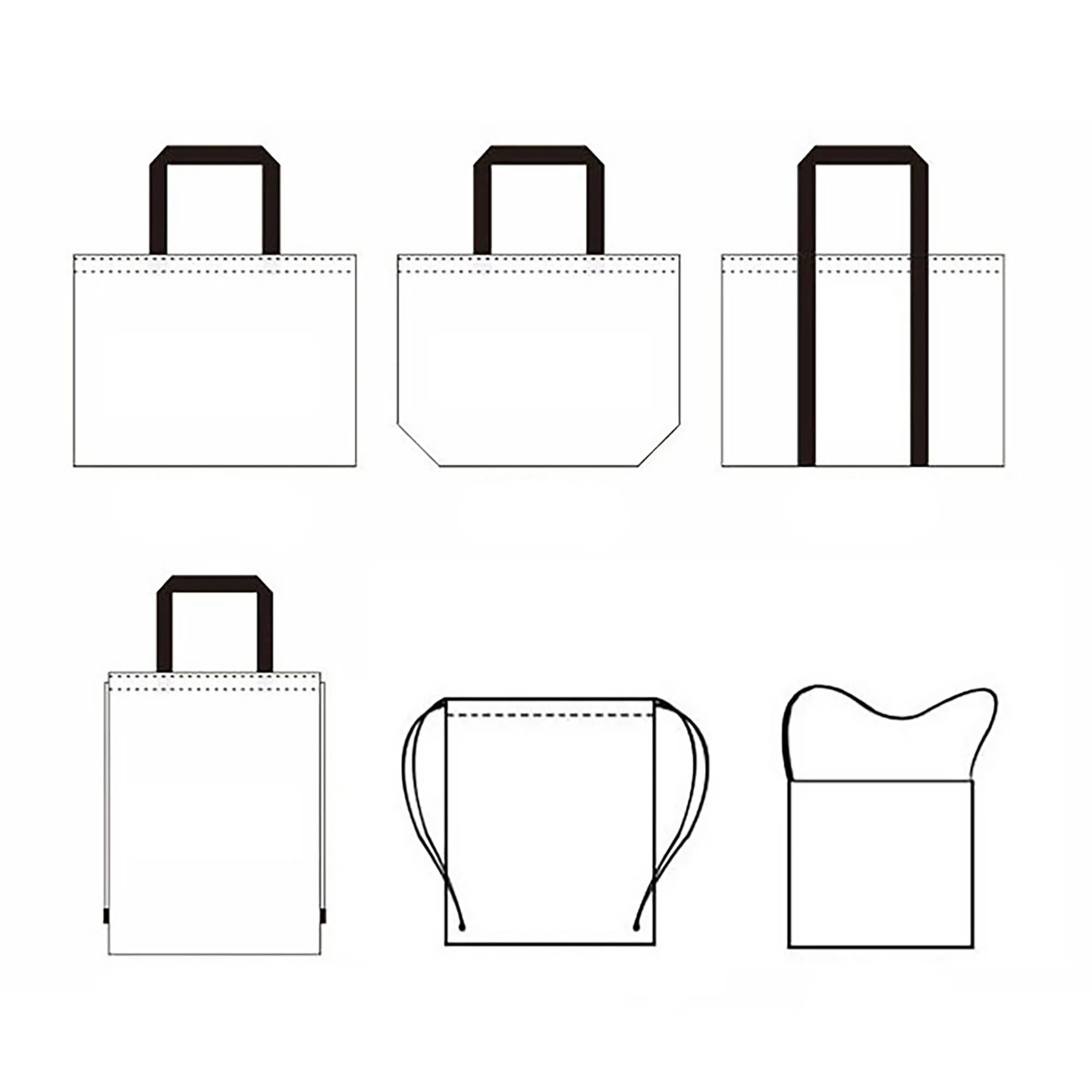 12oz Sublimation Full-color Canvas Tote Bag 2