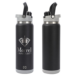 NAYAD® Crusade 28 oz Stainless Steel Double-Wall Vacuum Insulated Bottle with Hidden Cup 26