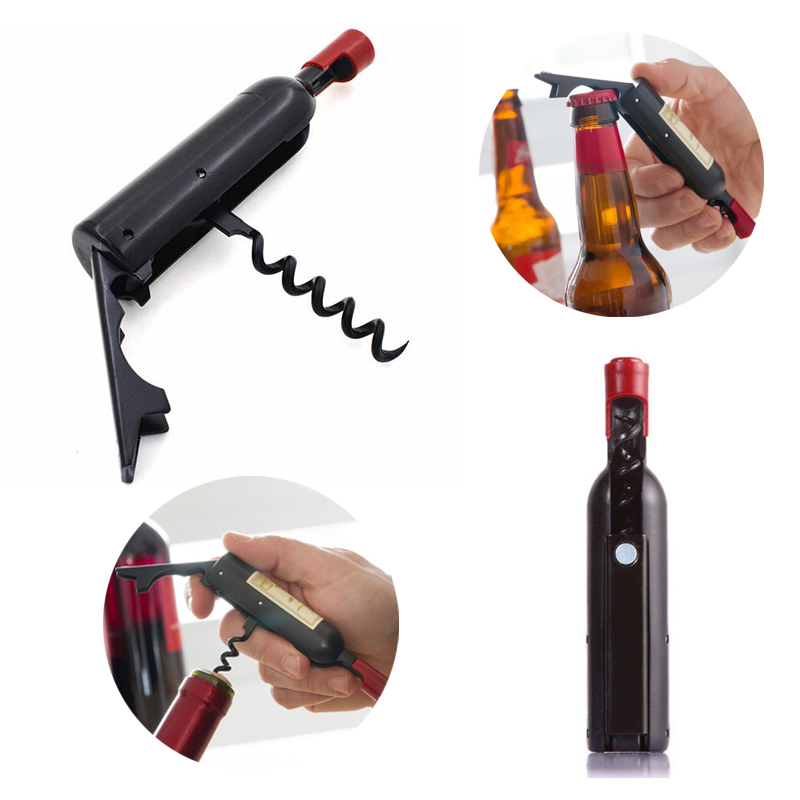 Magnetic Bottle Shaped Wine Opener and Beer Opener 2