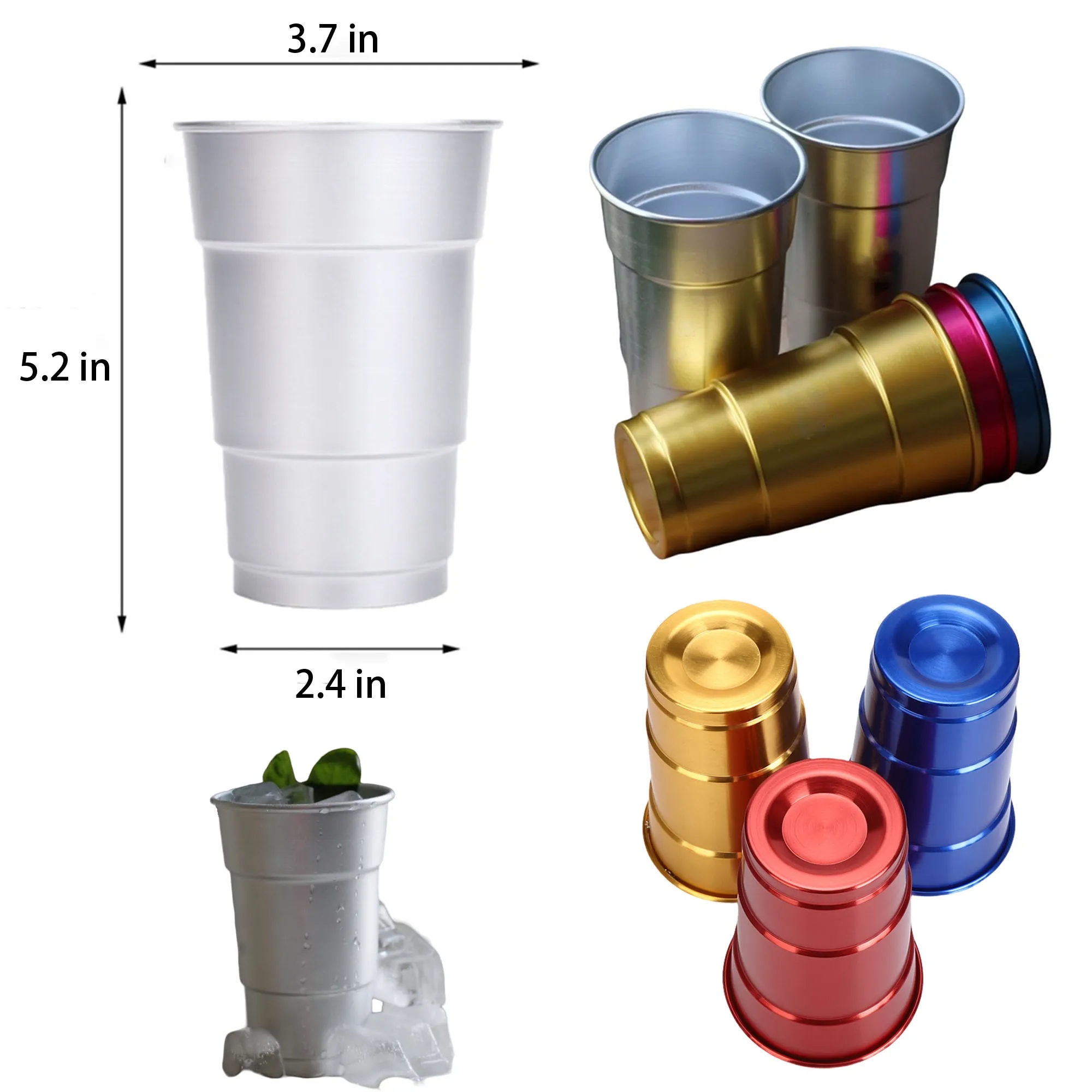 17Oz Reusable Aluminum Cup 5