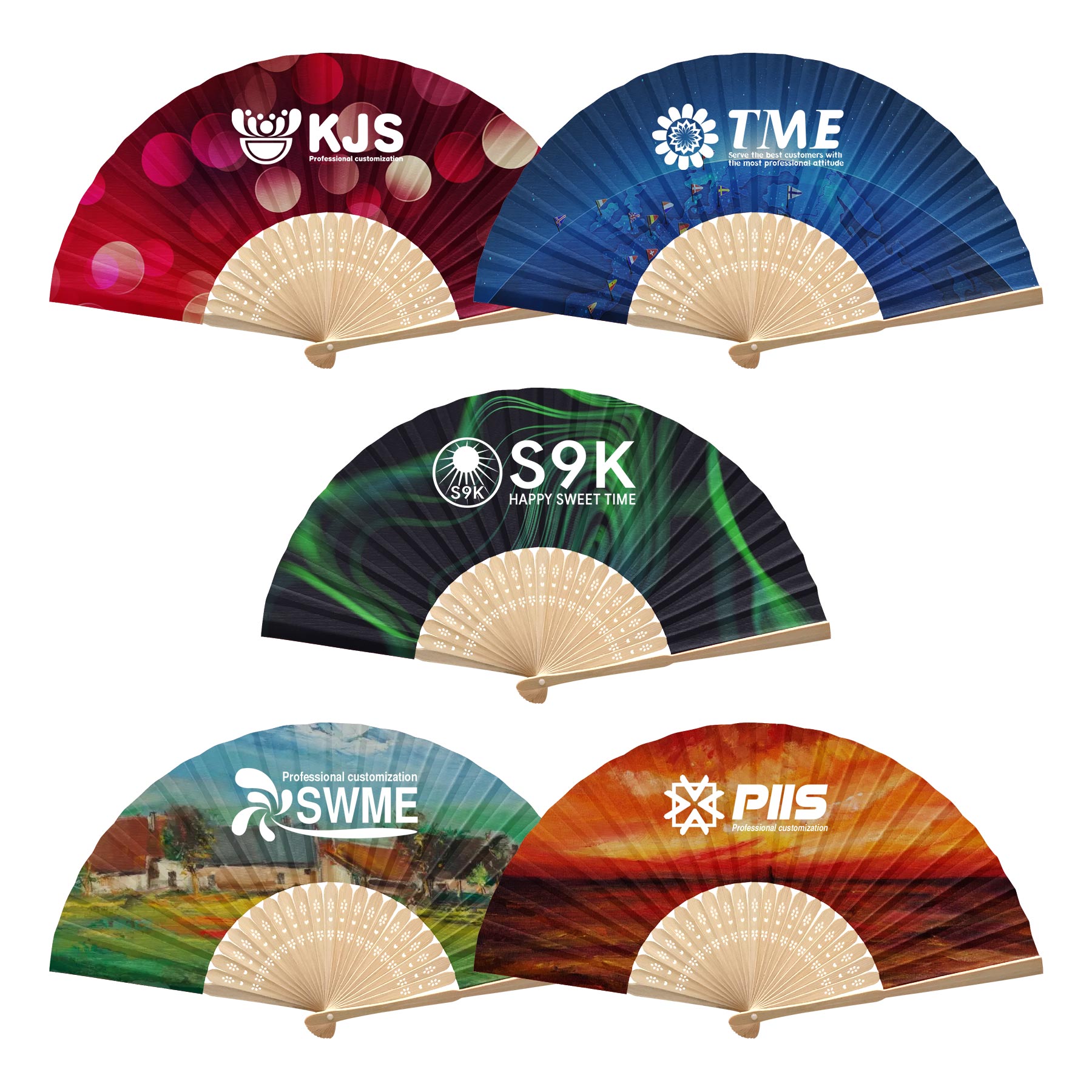 Foldable Bamboo Hand Fan 2