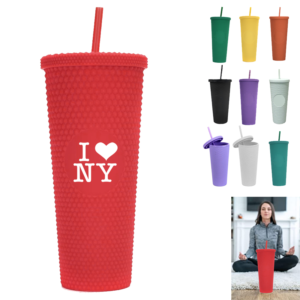 Sprayed Rubber Full Color Tumbler 24OZ 1