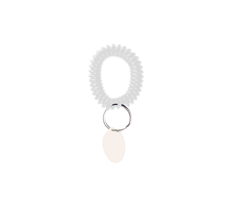 Coil Bracelet Key Tag 6