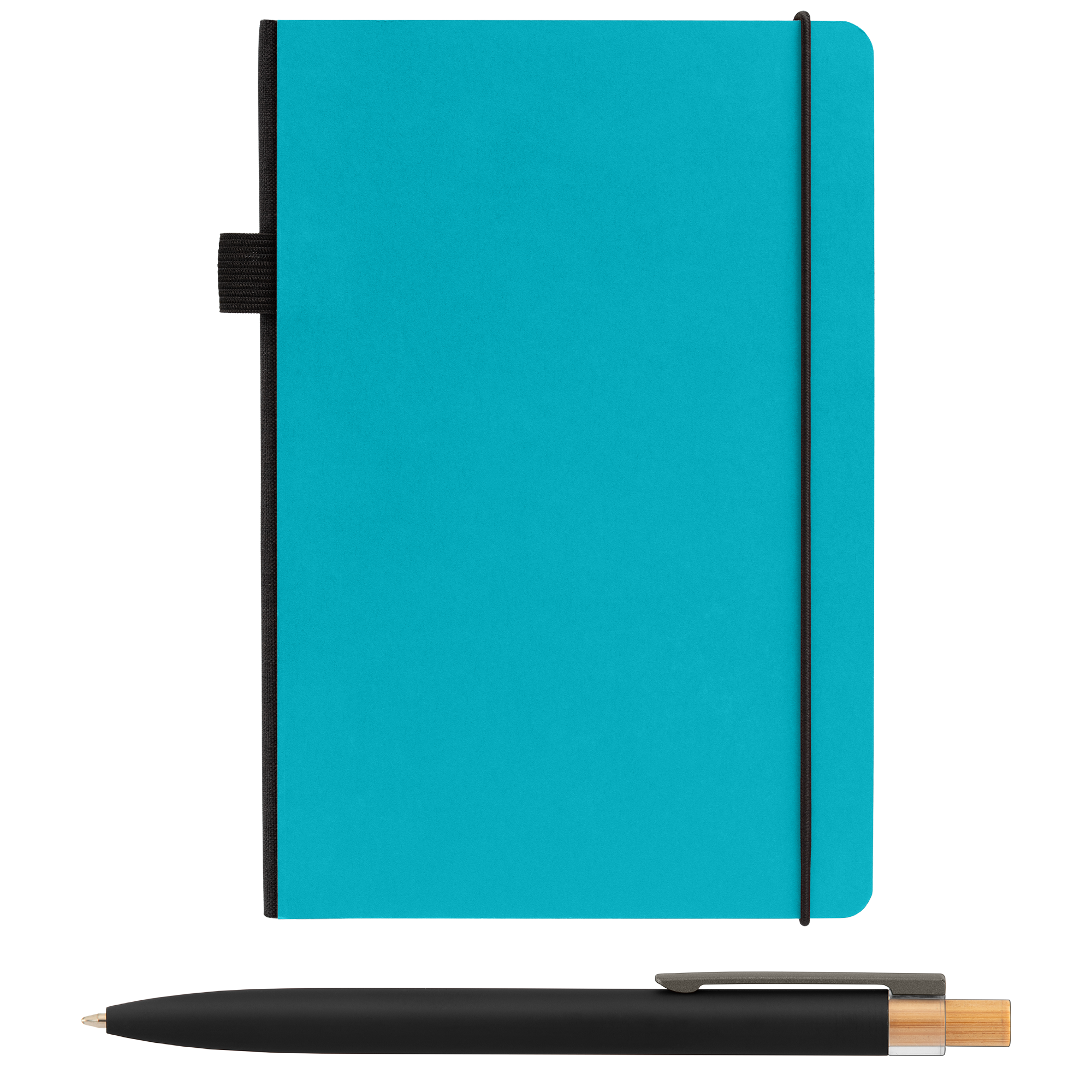 Recycled Kraft Paper Cover Journal & Pen Set - A5 5.9" x 8.3" 4