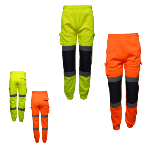 VISIPRO Reflective Front Colorblock Safety Jogger Sweatpants - 280G Fleece - ANSI 107-2020 Class 3 2