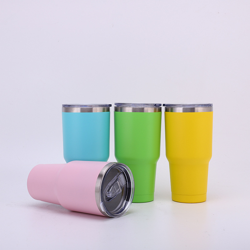 30oz Insulated Tumbler With Lids 5