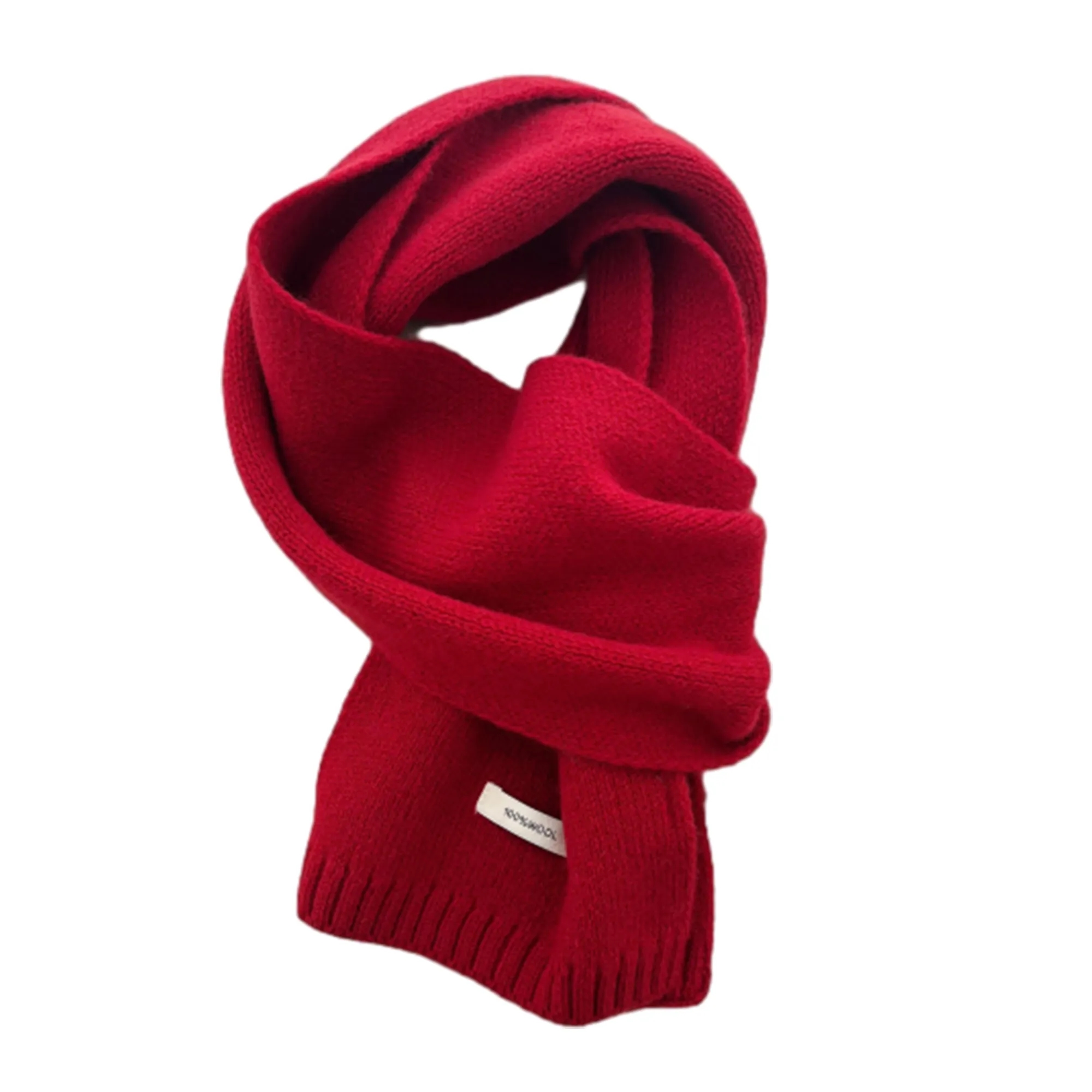 Unisex 100% Wool Scarf Warm Neck Collar 5