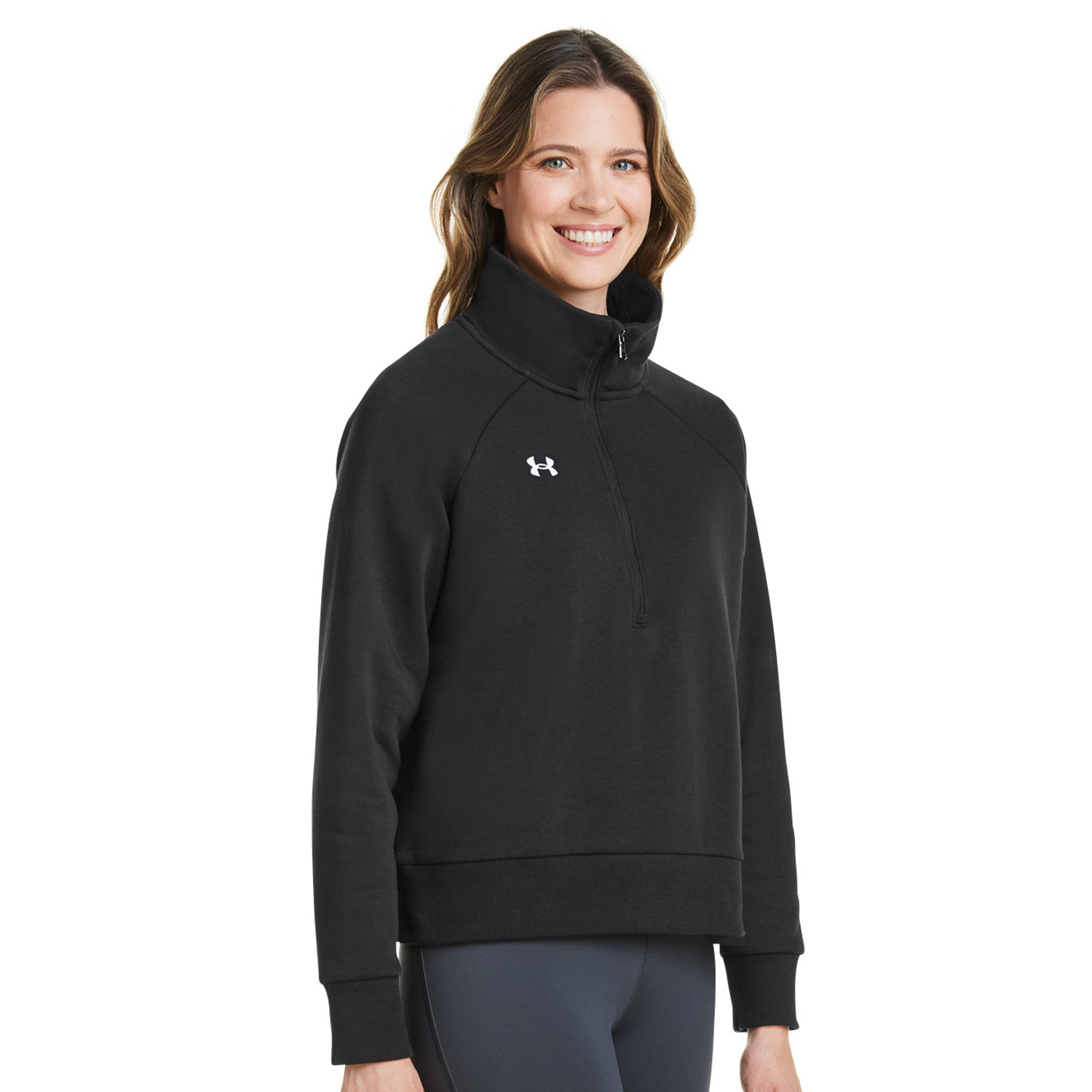 Under Armour Ladies' Rival Fleece Quarter-Zip 5