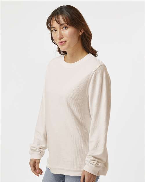 Unisex Corded Crewneck Sweatshirt - D02 25