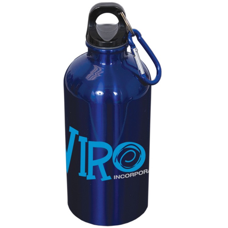 500 Ml (17 Fl. Oz.) Stainless Steel Bottle With Carabiner, custom water bottle with logo imprint 6