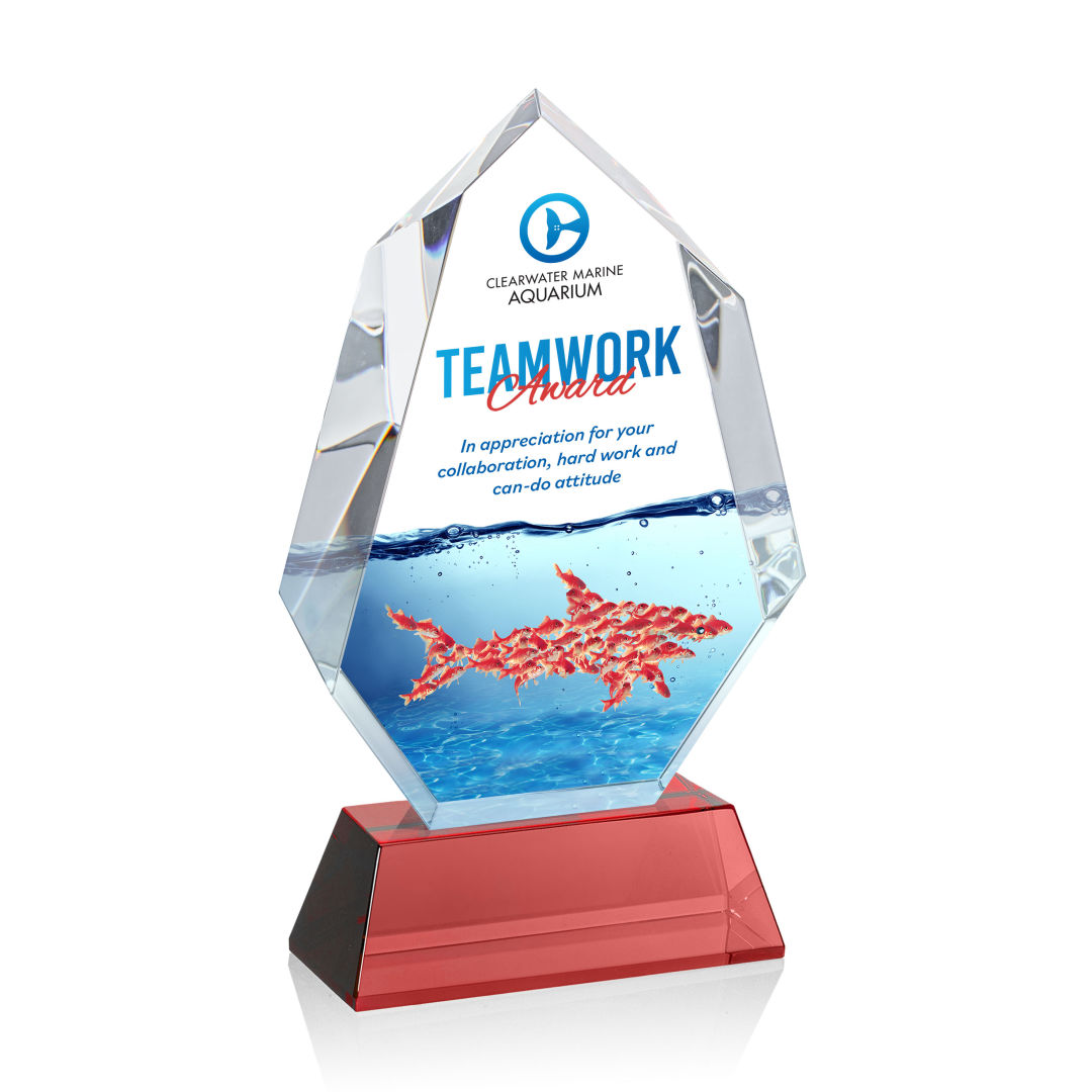 Norwood VividPrint™ Award on Newhaven Base - Red 10