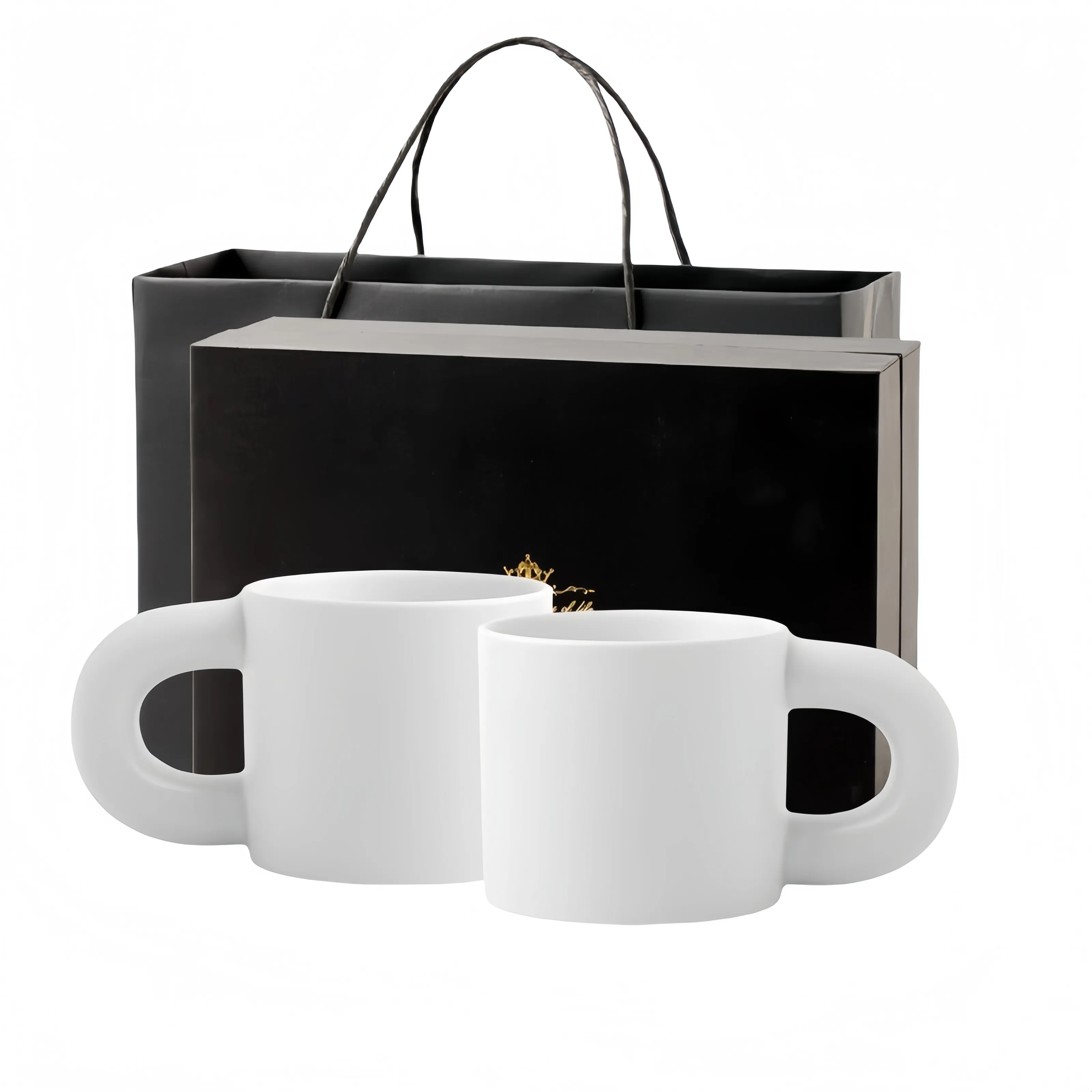 Large Ceramic Mug With Chunky Handle 8
