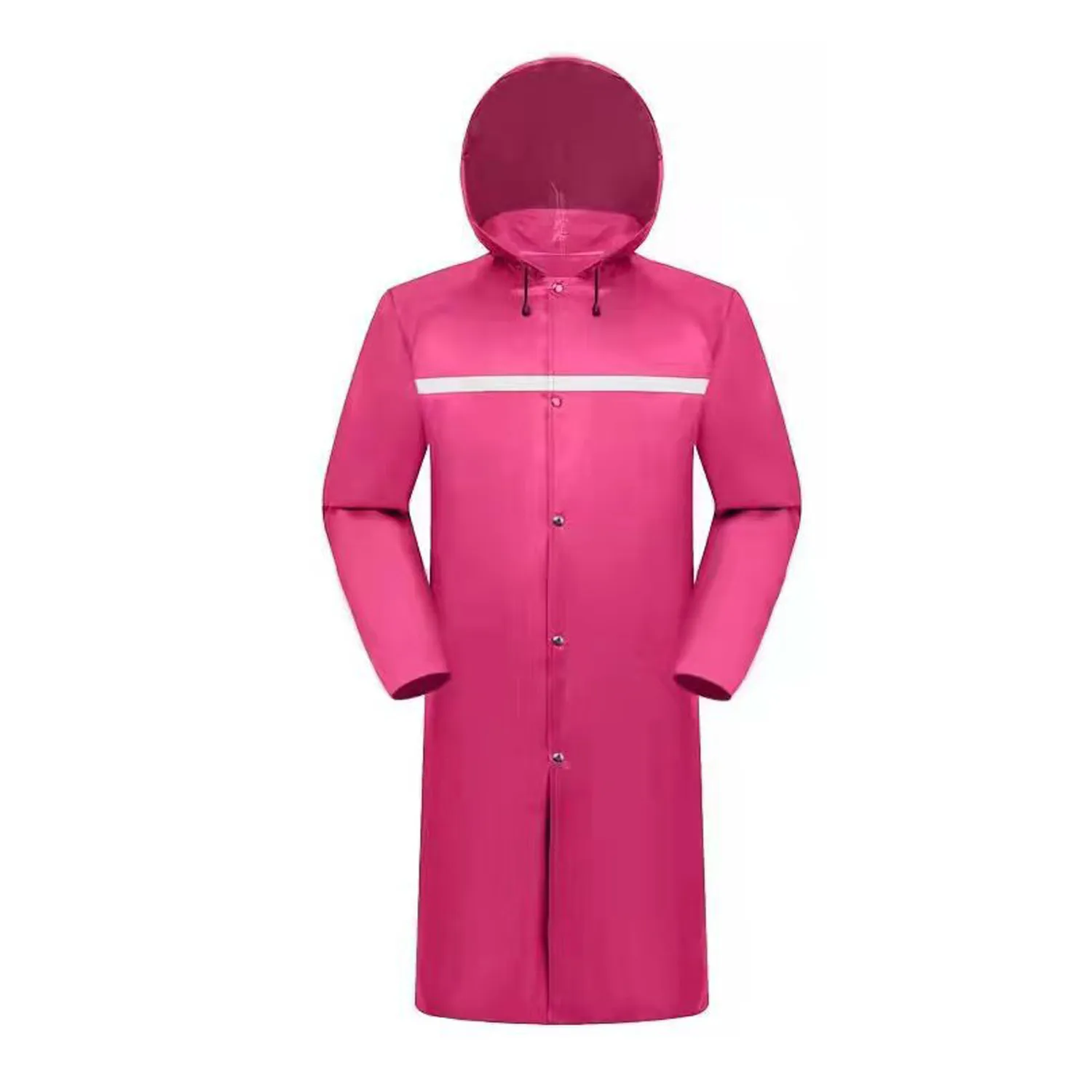 Long Hooded Waterproof Raincoat Poncho 4