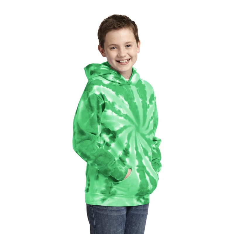 Port & Company Youth Tie-Dye Pullover Hooded Sweatshirt. 29