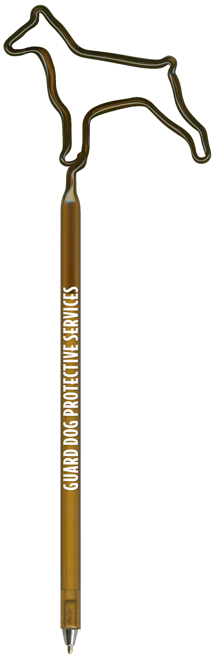 Dog Doberman Inkbend Standard, Bent Pen