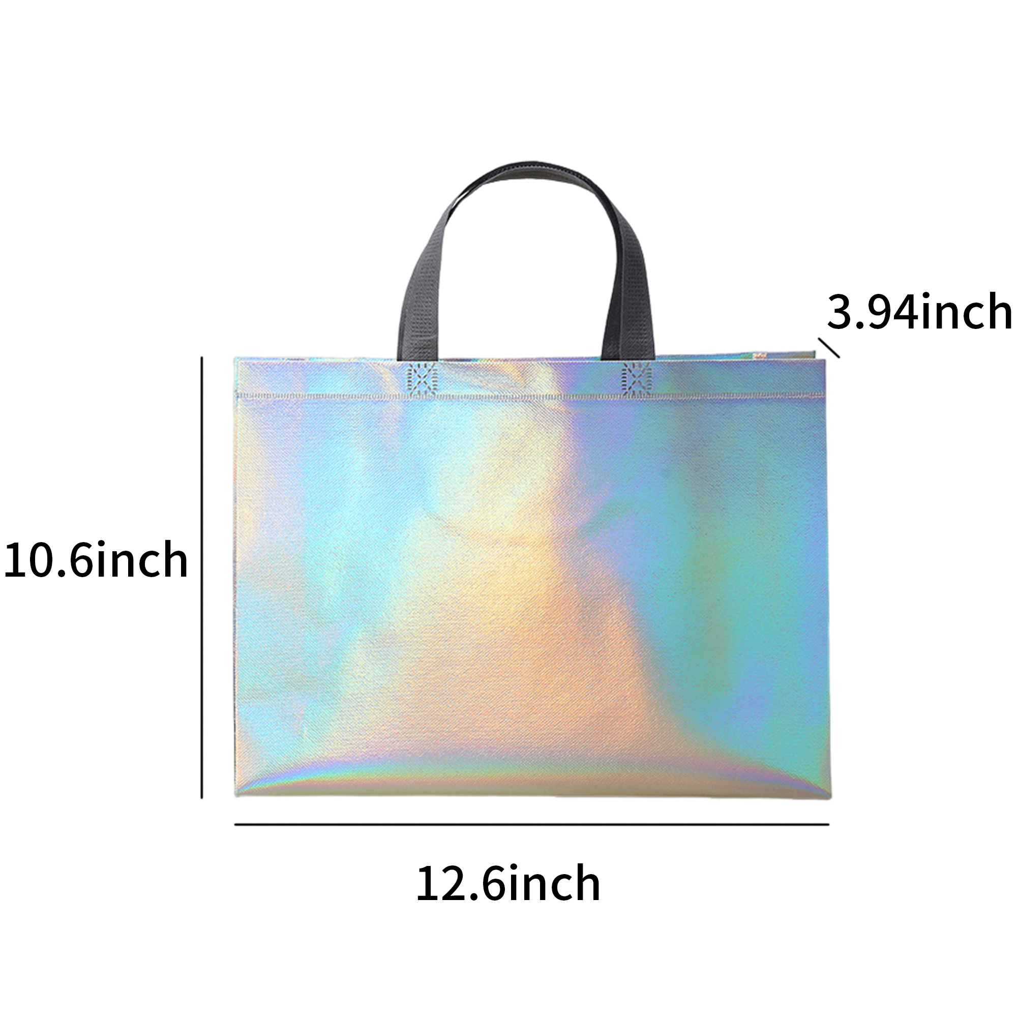 Non Woven Holographic Shopping Bag With Glossy Surface 4