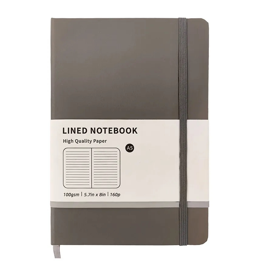 Medium A5 Ruled Softcover Notebook 10