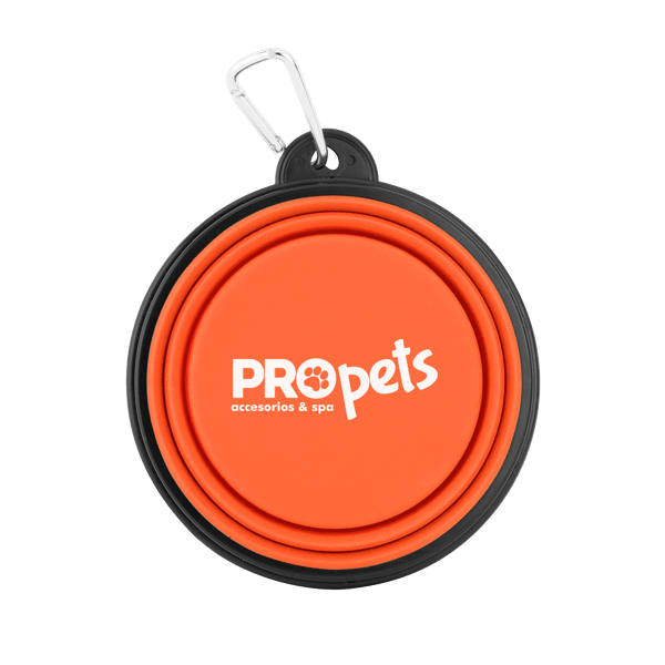 Collapsible Silicone Pet Bowl w/Carabiner 58