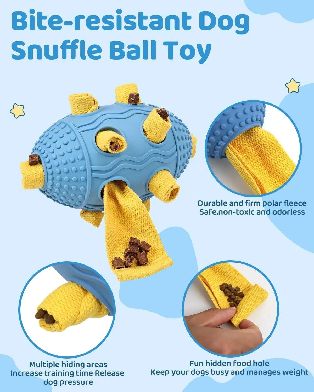 Natural Rubber Interactive Dog Toy 5