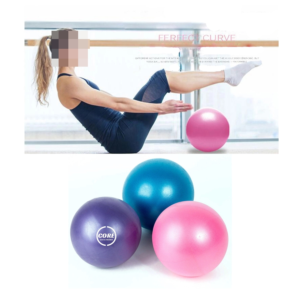 Pilates Mini Exercise Ball -10 Inch Small Bender 2