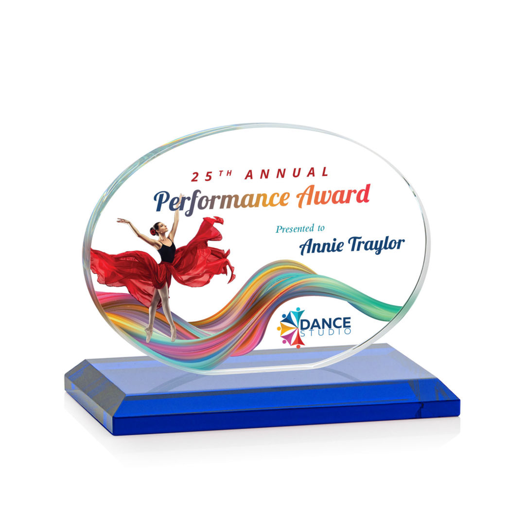 Austin (Horiz) VividPrint™ Award - Blue 6