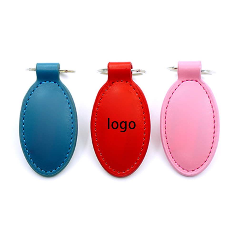 Double-layer PU keychain 2