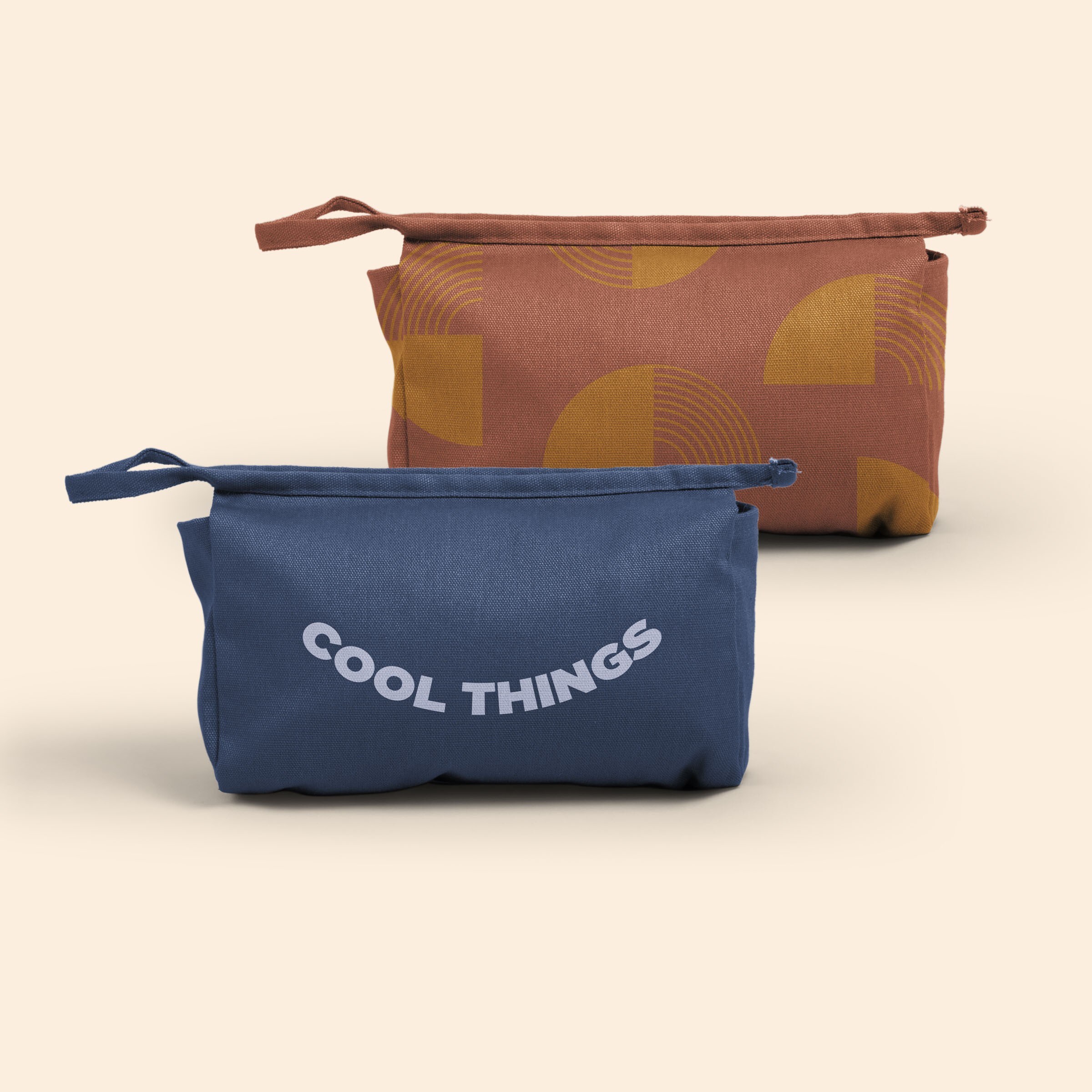 JETSETTER MEDIUM - COLORED CANVAS WITH LEATHER TAB