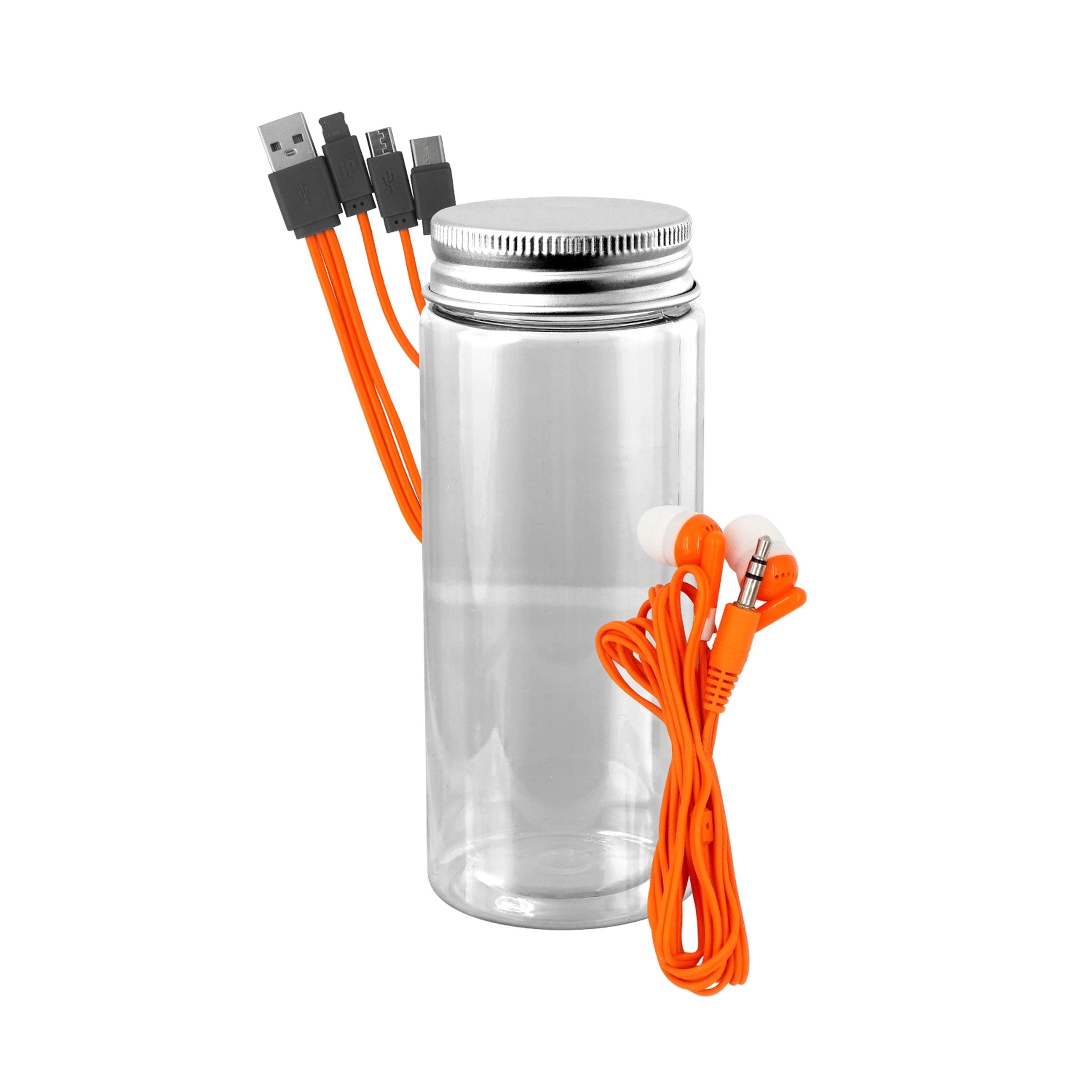 BOTTLED CABLE EAR BUD SET 22