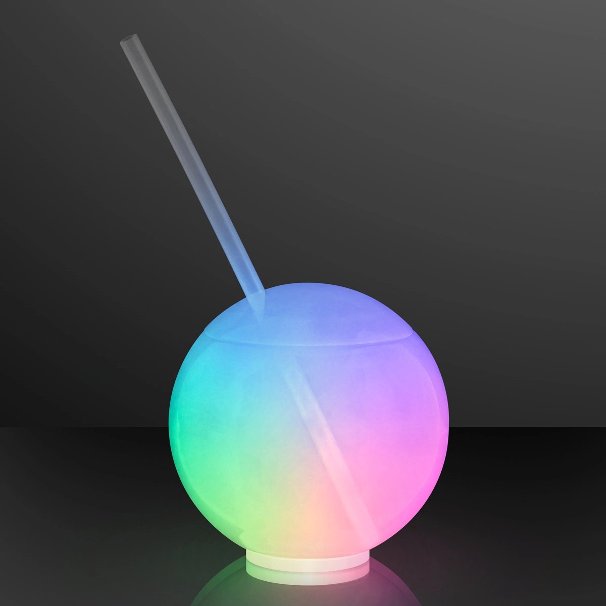 Glow Ball Light Up Tumbler with Straw, Deluxe Base 3