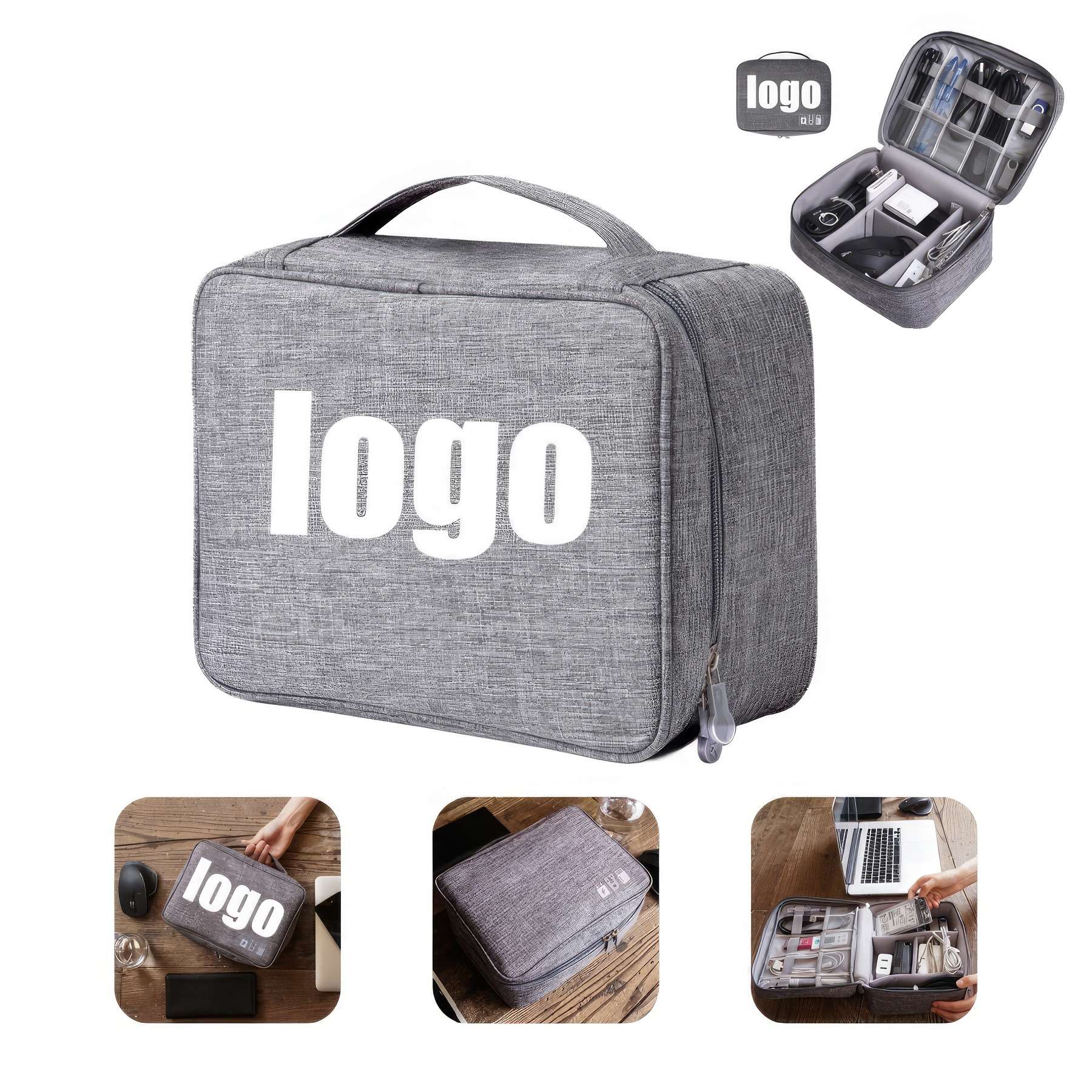 Electronics Cable Charger Organizer Bag 2
