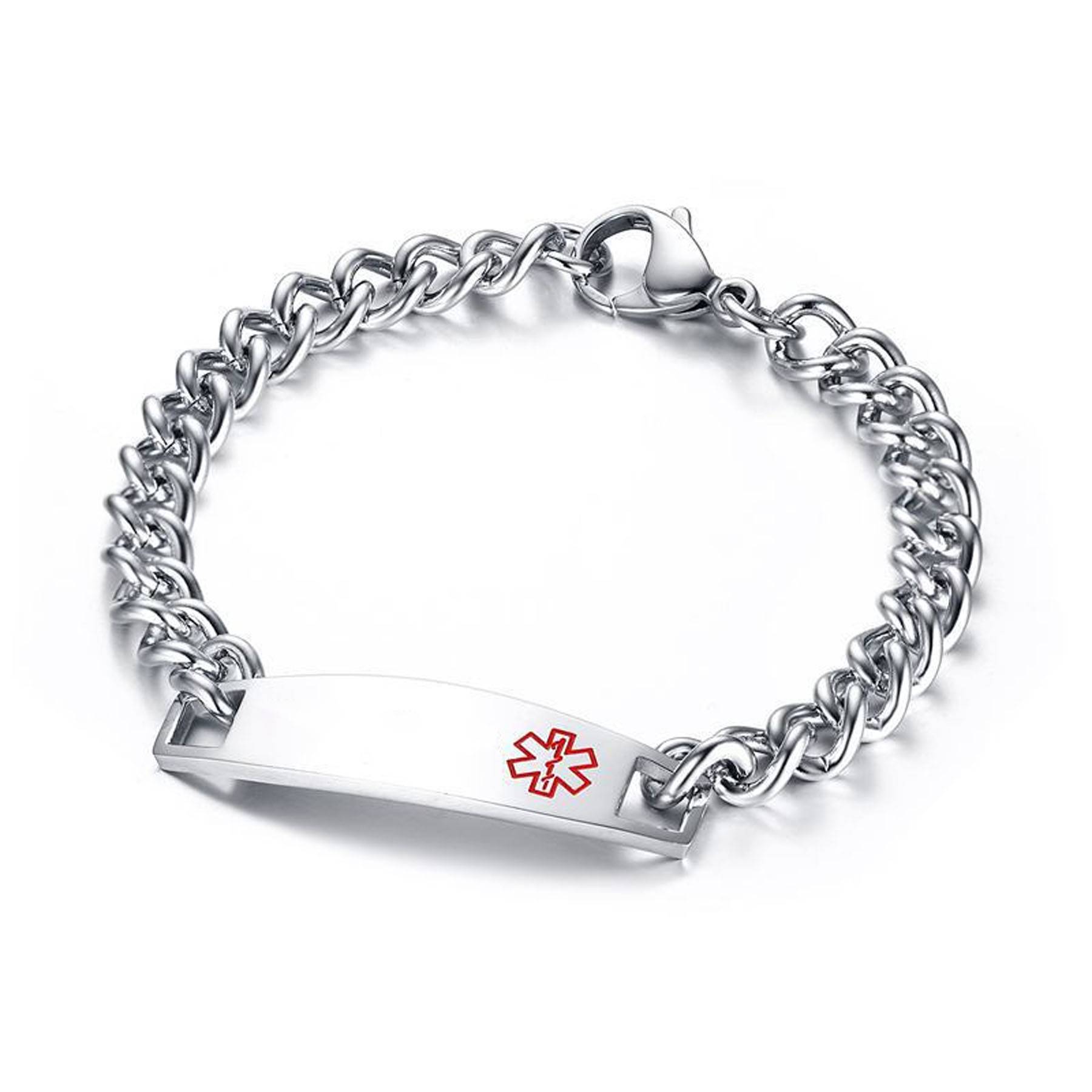 Silver Medical Bracelet 4