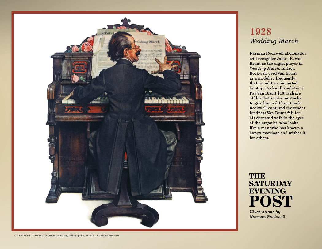 Triumph® Calendars The Saturday Evening Post Illustrations by Norman Rockwell Calendar 54