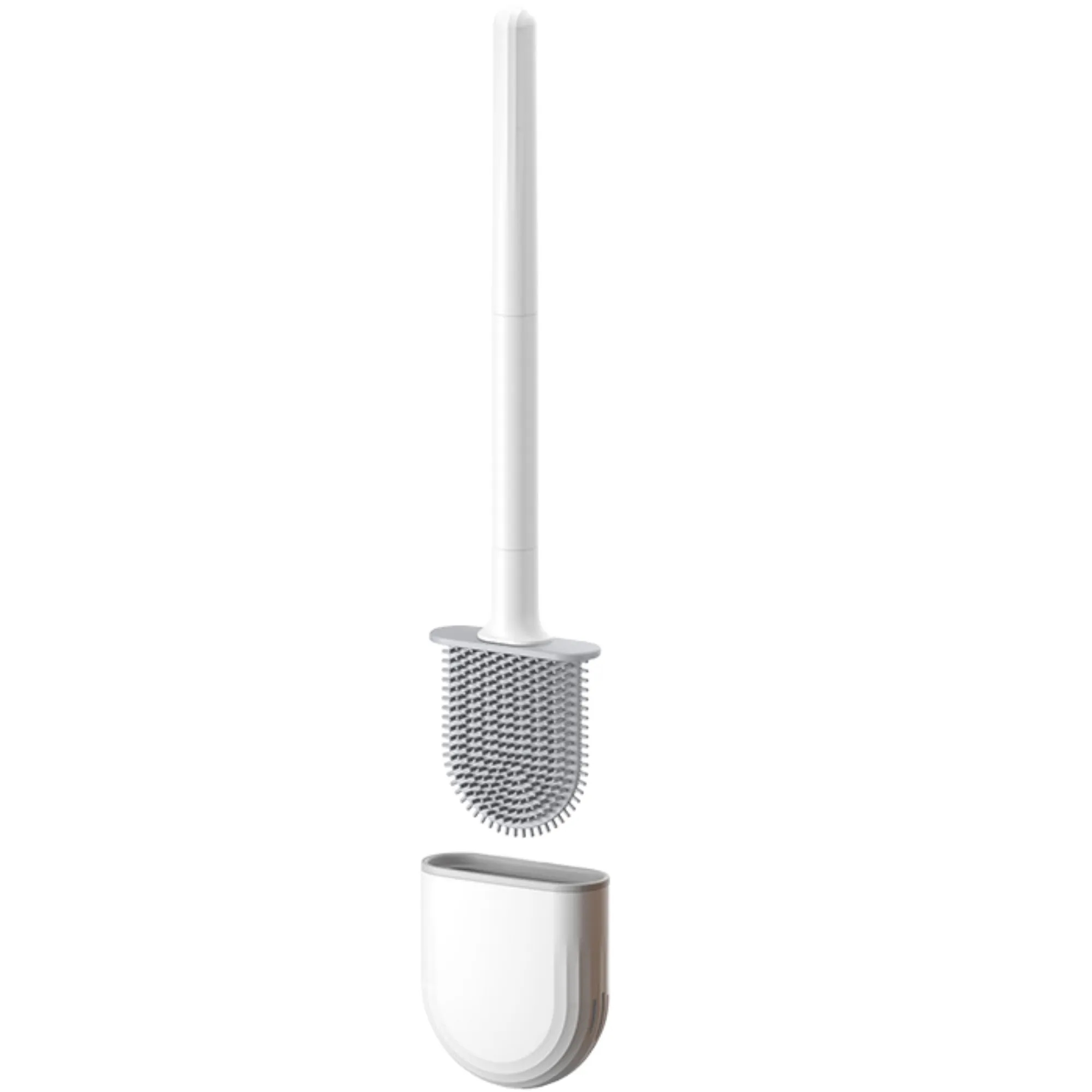 Soft TPR Wall - Mounted Detachable Handle Toilet Brush 7