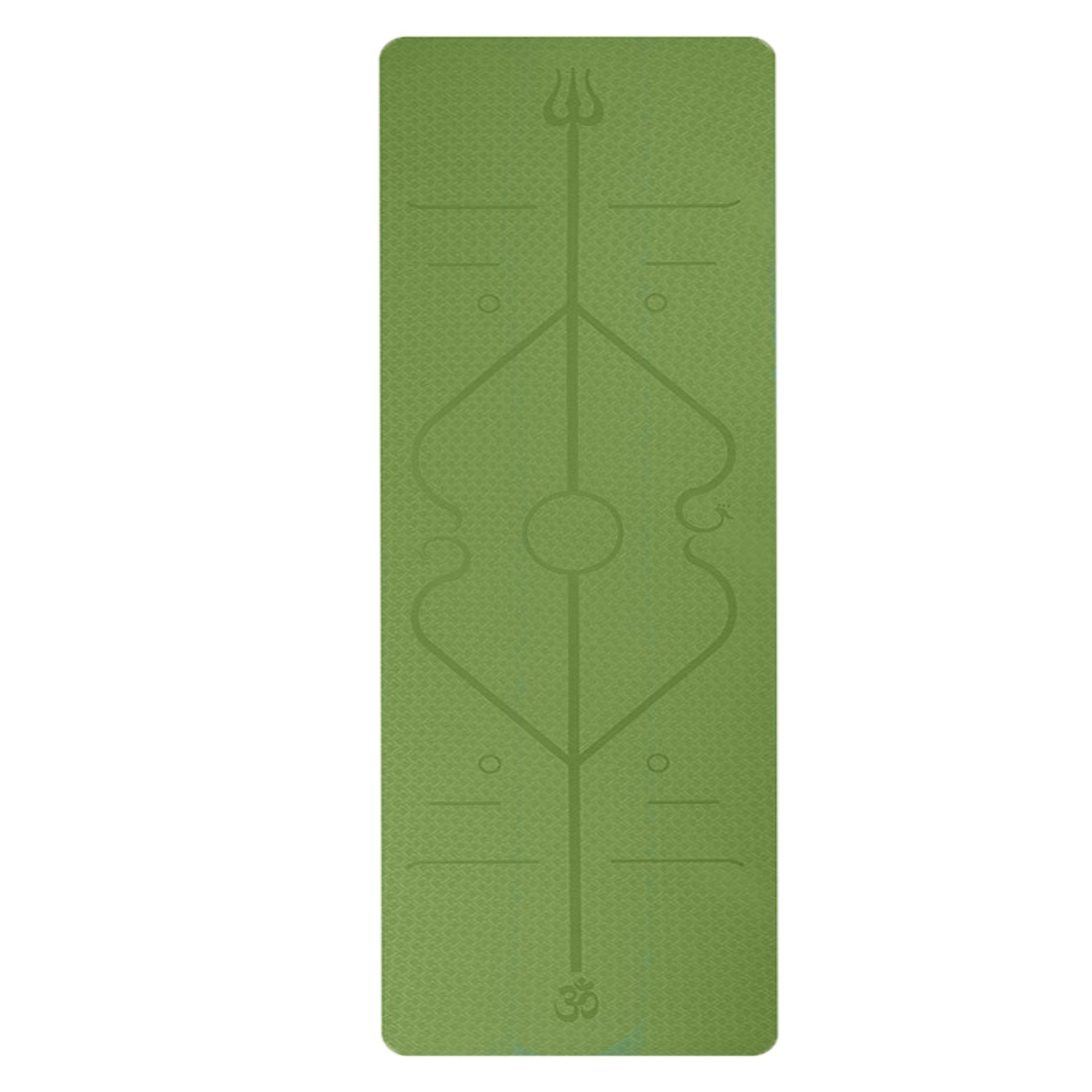 Yoga Mat With Body Position Line 4