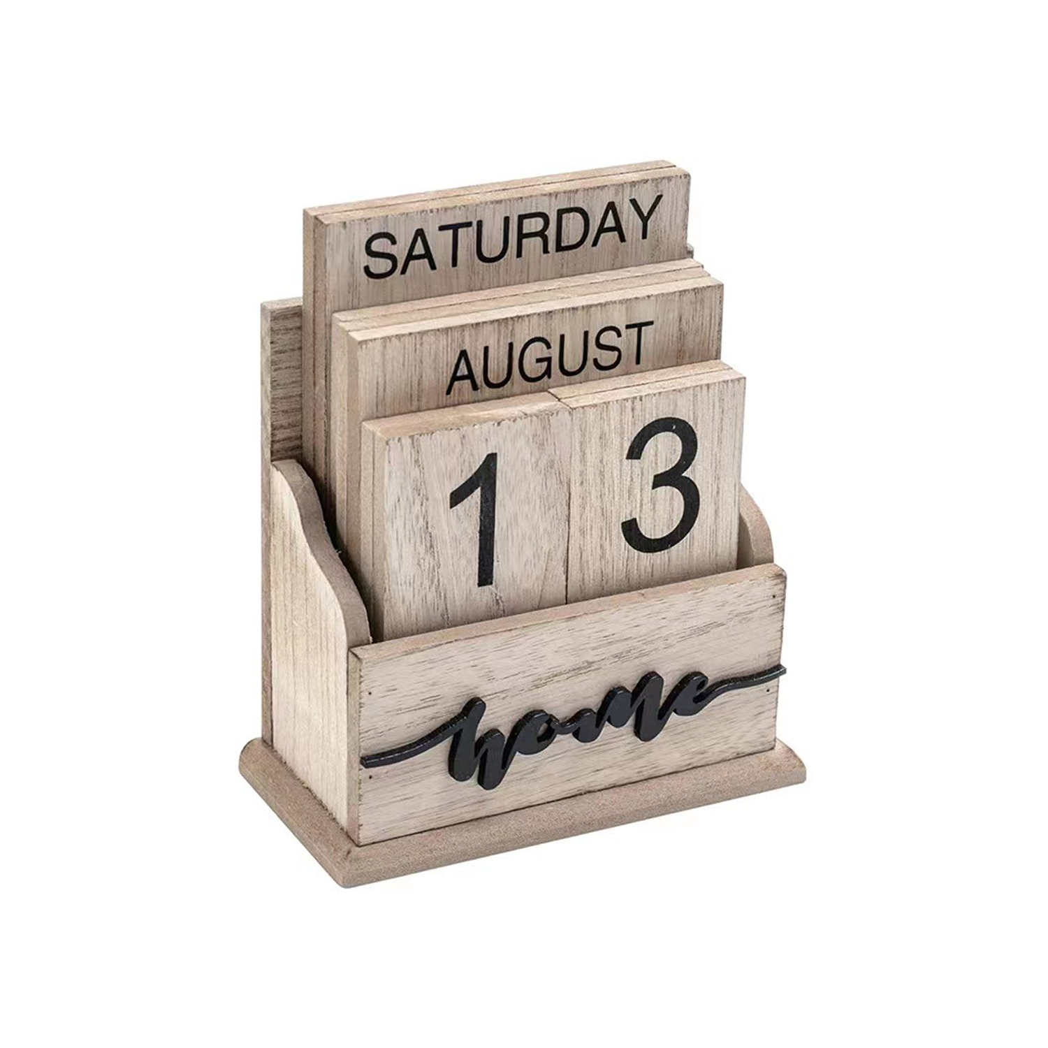 Nordic-style Wooden Calendar Ornament 3