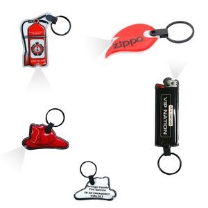 Custom Organization Themed Keychain LED Flashlight 4