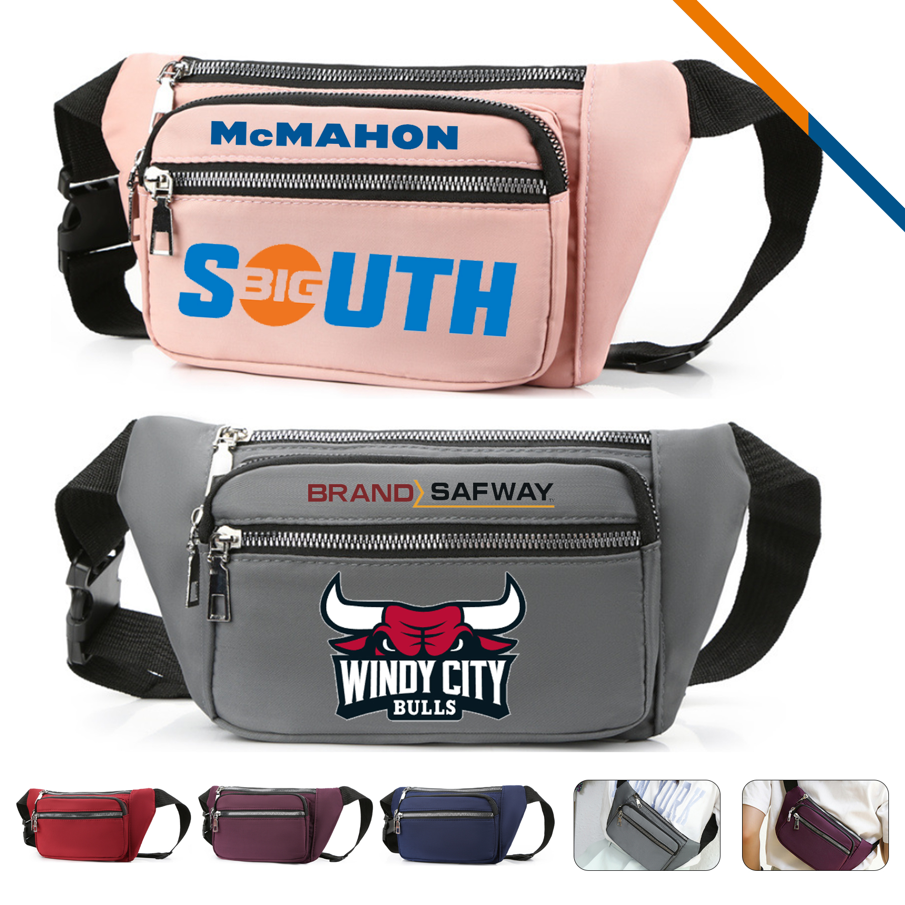 Pulo Oxford Fabric Fanny Pack 5