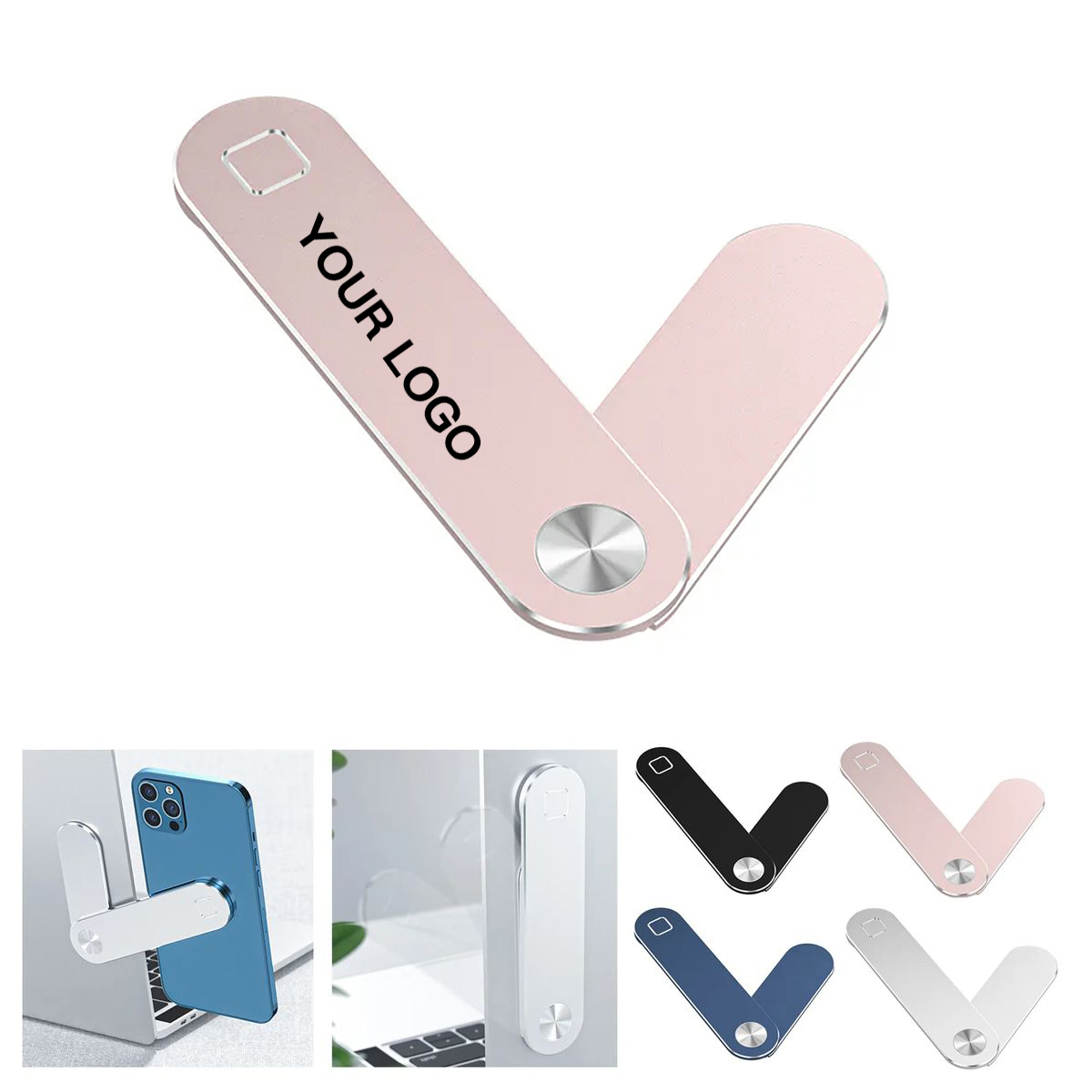 Aluminum Magnetic Phone Holder for Laptops 2