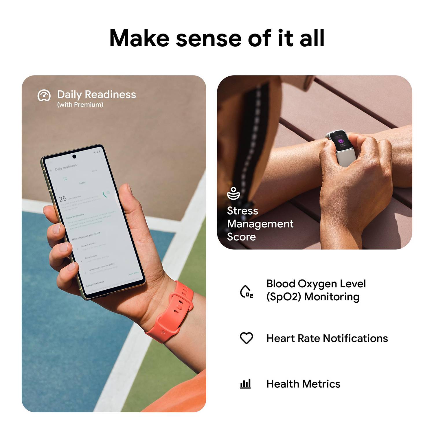 Fitness Tracker Smart Watch W/ Google Apps and Heart Rate 4