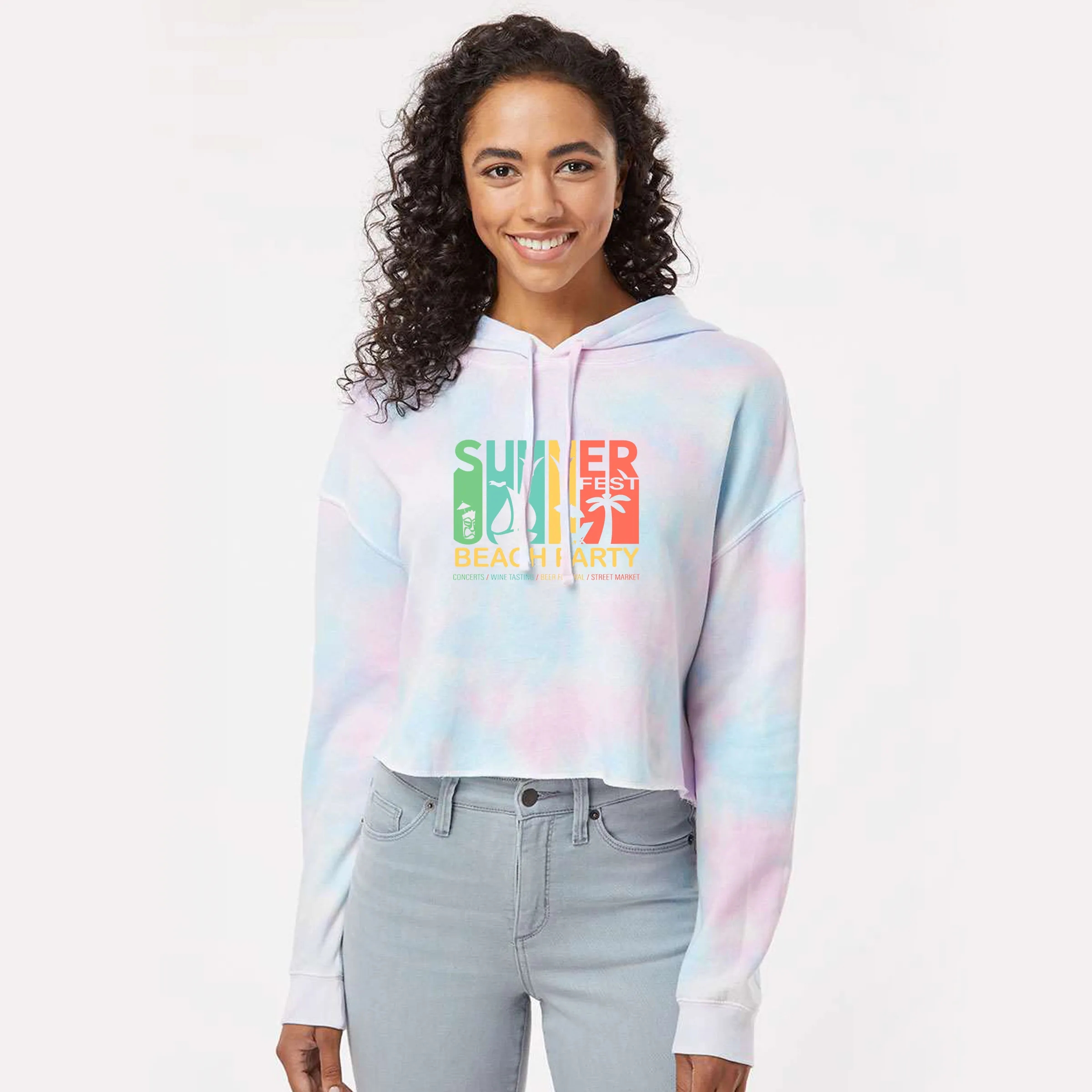 Women's Lightweight Crop Hoodie 7