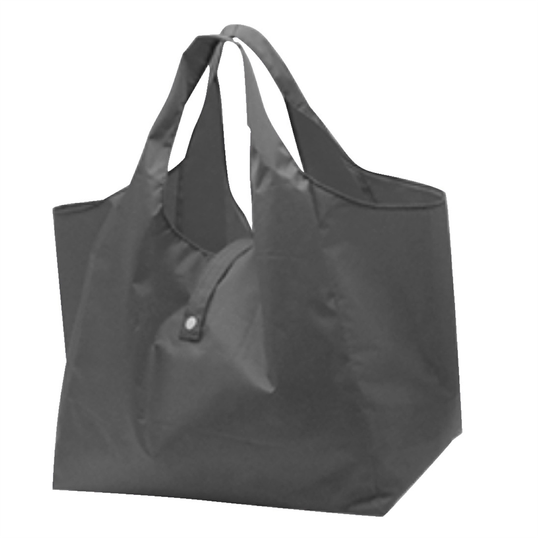 Solid Color Shoulder Square Folding Shopping Bag 5