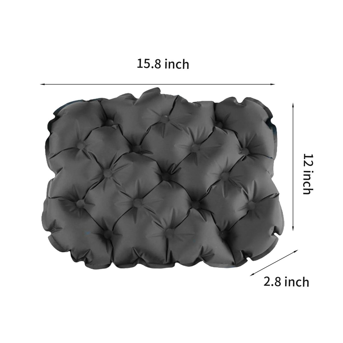 Compact Nylon Inflatable Stadium Cushion 2