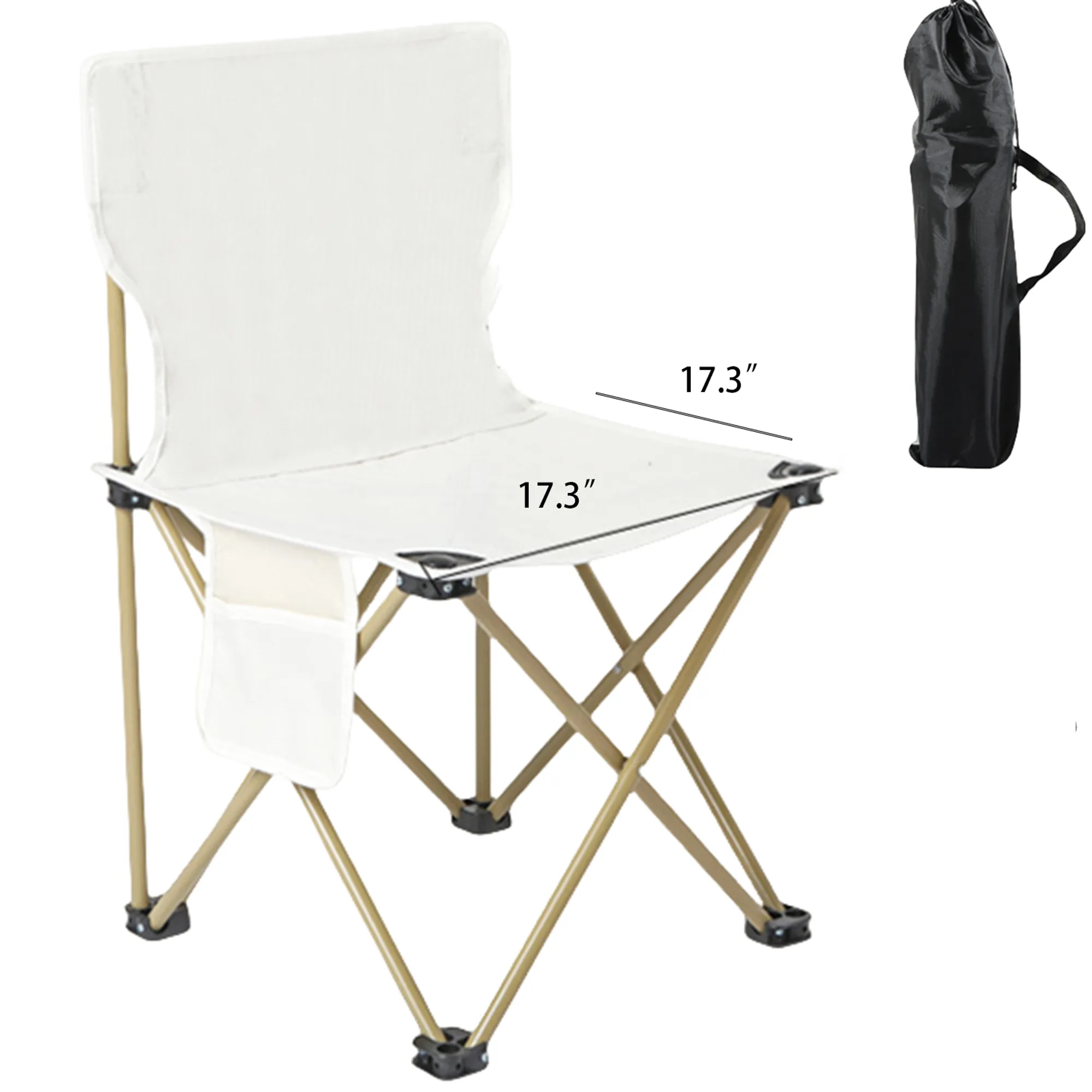 Enhanced Outdoor Extra-Large Oxford Cloth Camp Folding Chair 2